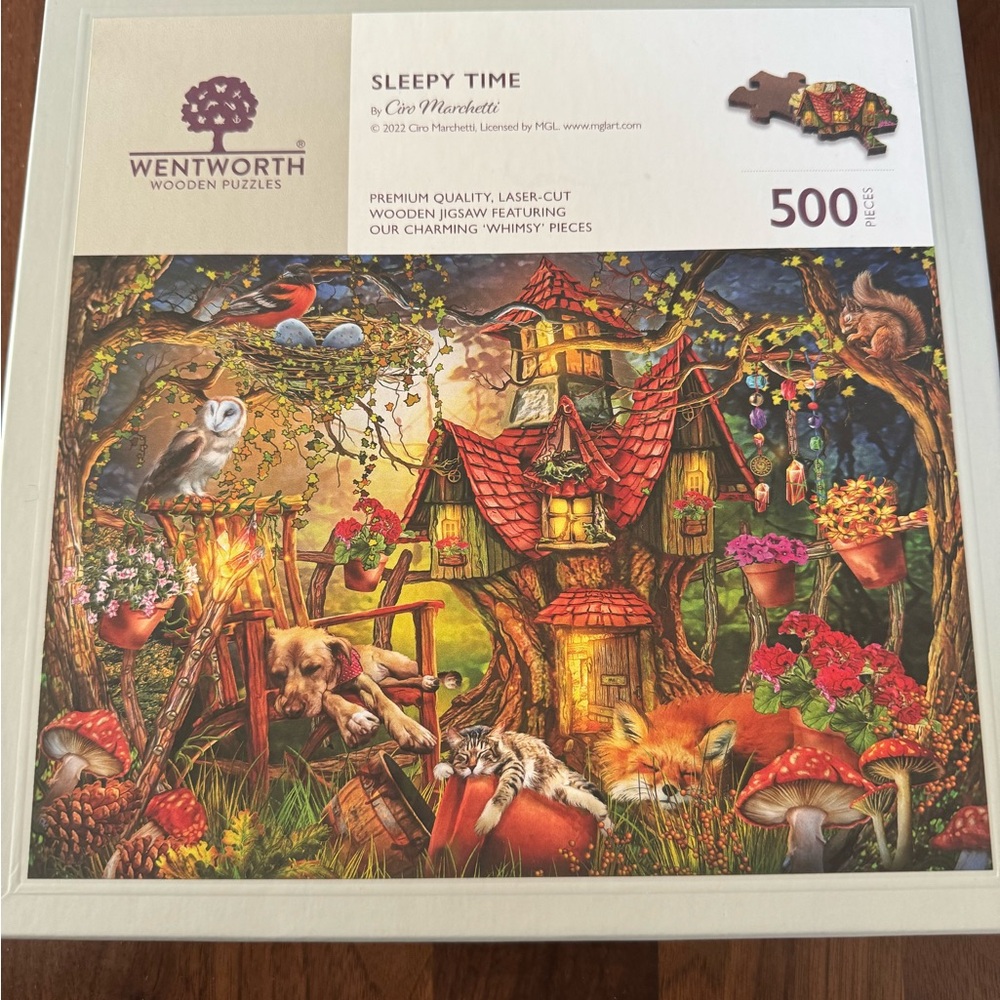 Wentworth Sleepy Time 500 piece wooden puzzle